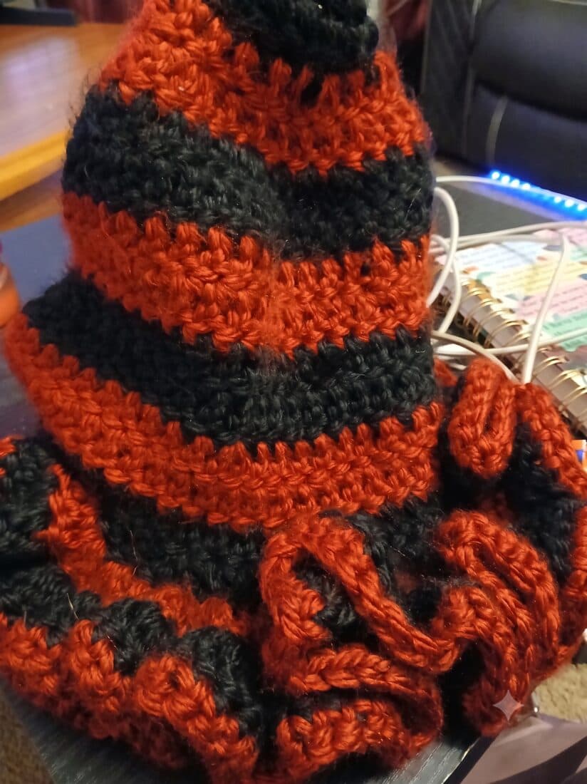 Crochet Ruffle Hat